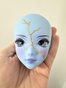 Blue Relentless Head Kintsugi